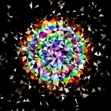 Arka plan çok renkli geometrik poligonal.