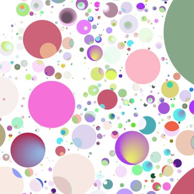 Çok renkli geometrik daire arka plan seamless modeli.