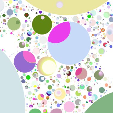 Çok renkli geometrik daire arka plan seamless modeli.