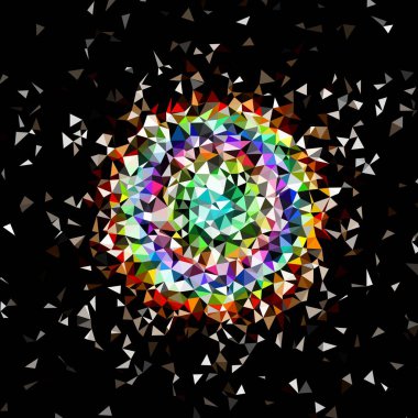 Arka plan çok renkli geometrik poligonal.