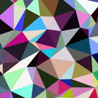 Arka plan çok renkli geometrik poligonal.