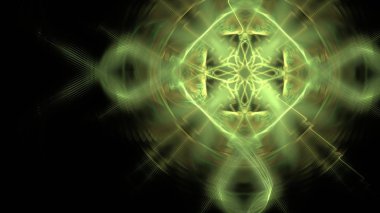 Fantezi kaotik renkli fraktal desen. Soyut Fraktal şekiller. 3D render resimde arka plan veya duvar kağıdı.