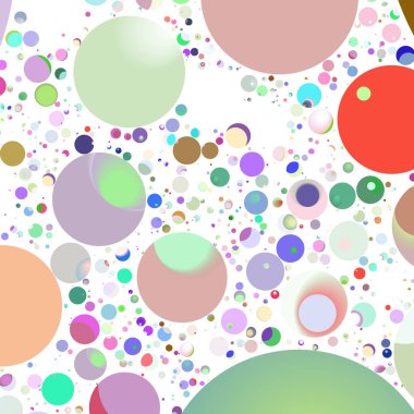 Çok renkli geometrik daire arka plan seamless modeli.