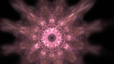 Fantezi kaotik renkli fraktal desen. Soyut Fraktal şekiller. 3D render resimde arka plan veya duvar kağıdı.