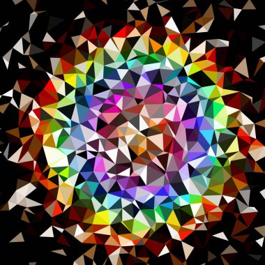 Arka plan çok renkli geometrik poligonal.