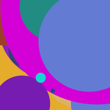 Daire geometrik şaşırtıcı arka plan çok renkli desen.