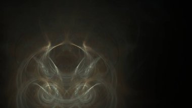 Fantezi kaotik renkli fraktal desen. Soyut Fraktal şekiller. 3D render resimde arka plan veya duvar kağıdı.