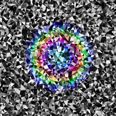 Arka plan çok renkli geometrik poligonal.