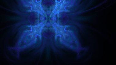 Fantezi kaotik renkli fraktal desen. Soyut Fraktal şekiller. 3D render resimde arka plan veya duvar kağıdı.