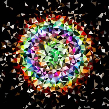 Arka plan çok renkli geometrik poligonal.