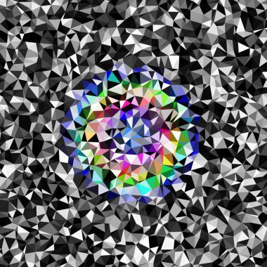 Arka plan çok renkli geometrik poligonal.