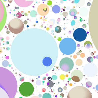 Çok renkli geometrik daire arka plan seamless modeli.