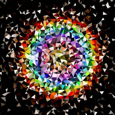 Arka plan çok renkli geometrik poligonal.