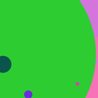 Daire geometrik güzel arka plan çok renkli desen.