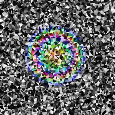 Arka plan çok renkli geometrik poligonal.