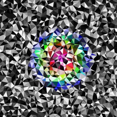 Arka plan çok renkli geometrik poligonal.