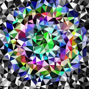 Arka plan çok renkli geometrik poligonal.