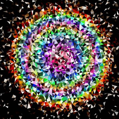 Arka plan çok renkli geometrik poligonal.