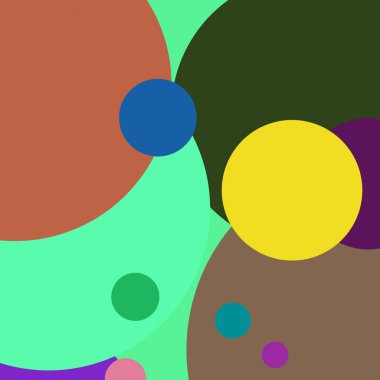 Daire geometrik yeni arka plan çok renkli desen.