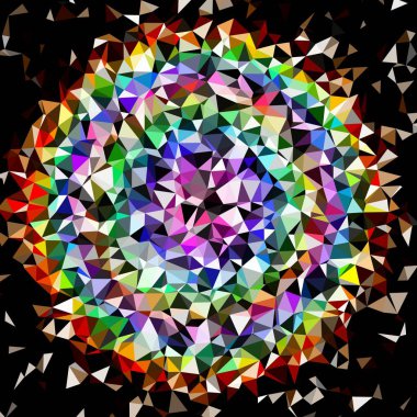 Arka plan çok renkli geometrik poligonal.