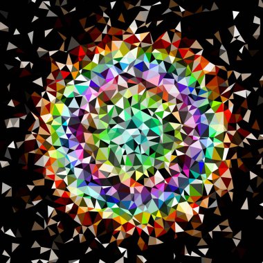 Arka plan çok renkli geometrik poligonal.