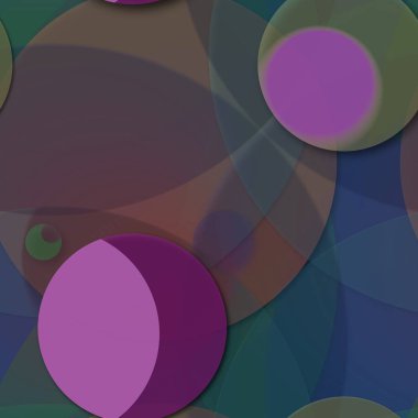 Çok renkli geometrik daire arka plan seamless modeli.