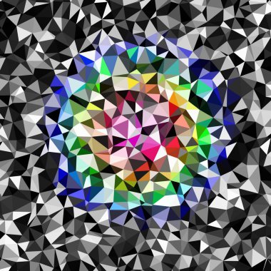 Arka plan çok renkli geometrik poligonal.