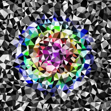 Arka plan çok renkli geometrik poligonal.