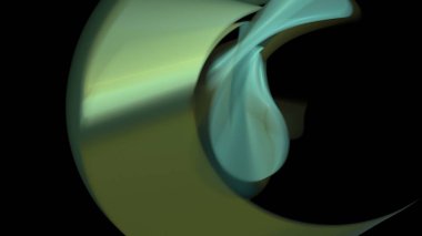 Fantezi kaotik renkli fraktal desen. Soyut Fraktal şekiller. 3D render resimde arka plan veya duvar kağıdı.