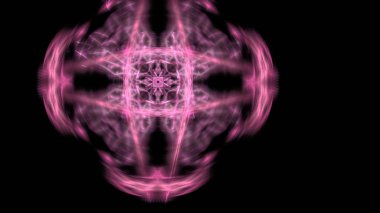 Fantezi kaotik renkli fraktal desen. Soyut Fraktal şekiller. 3D render resimde arka plan veya duvar kağıdı.