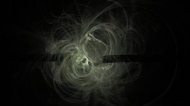 Fantezi kaotik renkli fraktal desen. Soyut Fraktal şekiller. 3D render resimde arka plan veya duvar kağıdı.