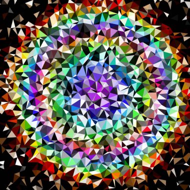 Arka plan çok renkli geometrik poligonal.