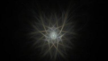 Fantezi kaotik renkli fraktal desen. Soyut Fraktal şekiller. 3D render resimde arka plan veya duvar kağıdı.