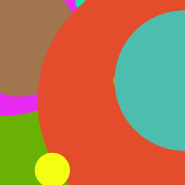 Daire geometrik şaşırtıcı arka plan çok renkli desen.