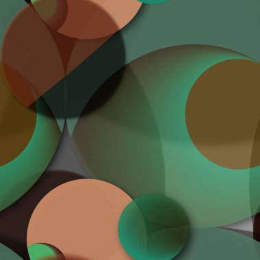 Çok renkli geometrik daire arka plan seamless modeli.