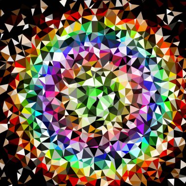 Arka plan çok renkli geometrik poligonal.