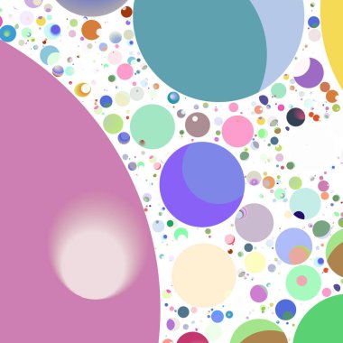 Çok renkli geometrik daire arka plan seamless modeli.