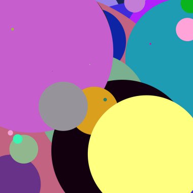 Daire geometrik şaşırtıcı arka plan çok renkli desen.