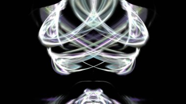 Fantezi kaotik renkli fraktal desen. Soyut Fraktal şekiller. 3D render resimde arka plan veya duvar kağıdı.