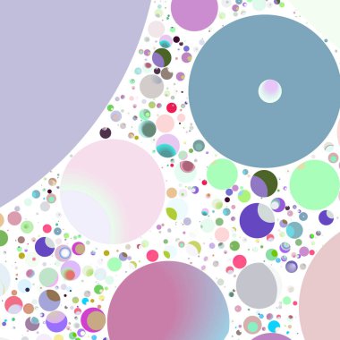 Çok renkli geometrik daire arka plan seamless modeli.