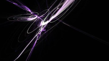 Fantezi kaotik renkli fraktal desen. Soyut Fraktal şekiller. 3D render resimde arka plan veya duvar kağıdı.