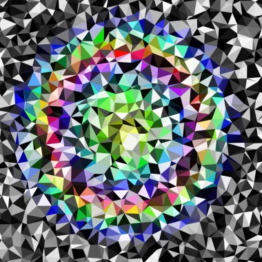 Arka plan çok renkli geometrik poligonal.