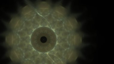 Fantezi kaotik renkli fraktal desen. Soyut Fraktal şekiller. 3D render resimde arka plan veya duvar kağıdı.