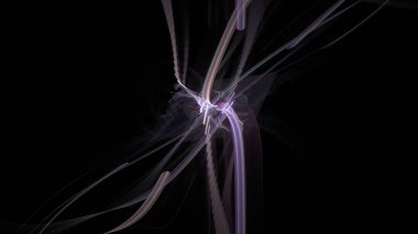 Fantezi kaotik renkli fraktal desen. Soyut Fraktal şekiller. 3D render resimde arka plan veya duvar kağıdı.