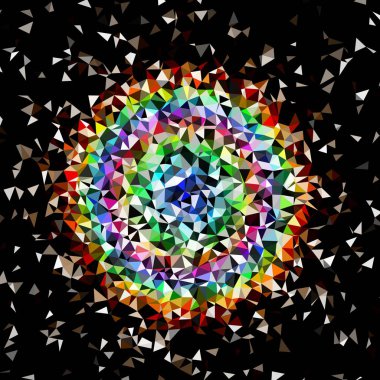 Arka plan çok renkli geometrik poligonal.