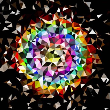 Arka plan çok renkli geometrik poligonal.