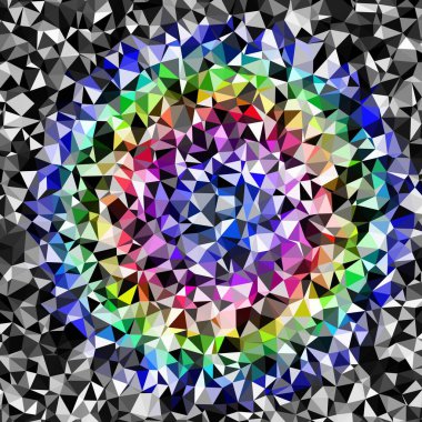 Arka plan çok renkli geometrik poligonal.