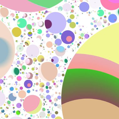 Çok renkli geometrik daire arka plan seamless modeli.