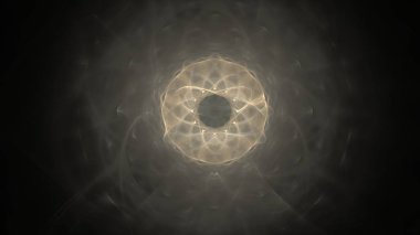 Fantezi kaotik renkli fraktal desen. Soyut Fraktal şekiller. 3D render resimde arka plan veya duvar kağıdı.