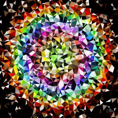 Arka plan çok renkli geometrik poligonal.